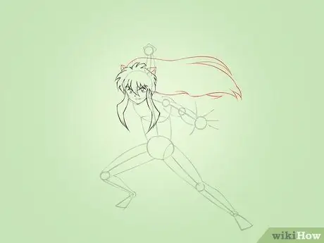 Рисуем Инуяша Шаг 13