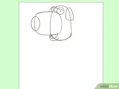 Нарисуйте Брайана из Family Guy, шаг 3