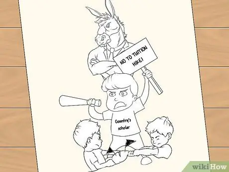 Сделайте политическую карикатуру Шаг 2