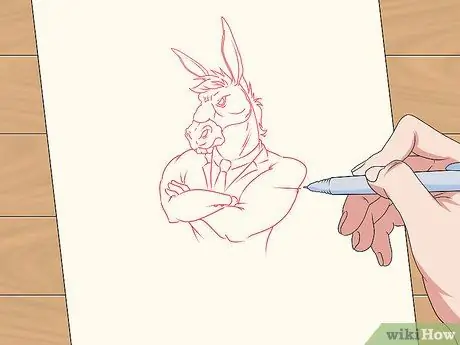 Сделайте политическую карикатуру Шаг 4