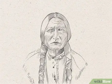 Рисуем лицо индейца. Шаг 8