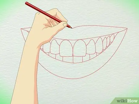 Рисуем зубы Шаг 10