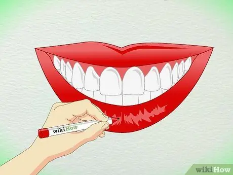 Рисуем зубы Шаг 11