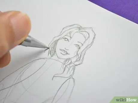 Рисуем опрятную девушку. Шаг 6