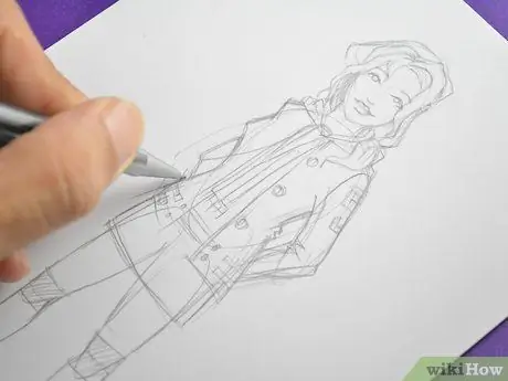 Рисуем опрятную девушку. Шаг 8