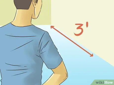 Используйте правило 3 4 5 для создания квадратных углов Шаг 2