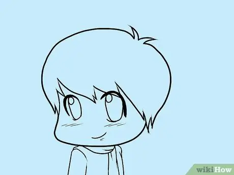 Рисуем мальчика чиби. Шаг 11