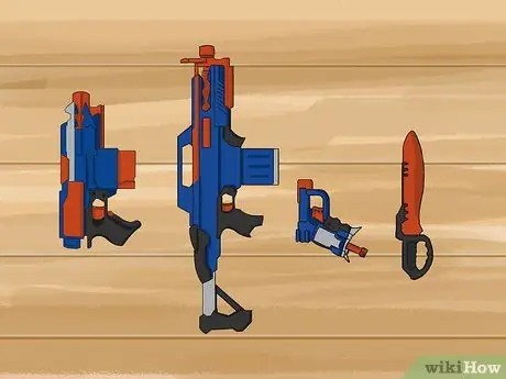 Принесите все, что вам нужно, в миссии Nerf, шаг 1