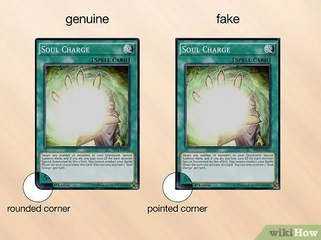 Определите фальшивую Yu Gi Oh! Открытки Шаг 10