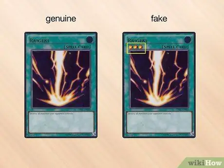 Определите фальшивую Yu Gi Oh! Открытки Шаг 9
