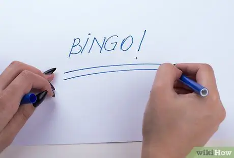 Играть в чушь в бинго, шаг 4 Играть в чушь в бинго, шаг 4