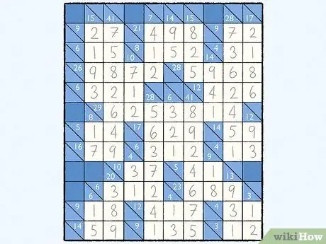 Решить Какуро Шаг 11