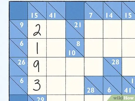 Решить Какуро Шаг 4