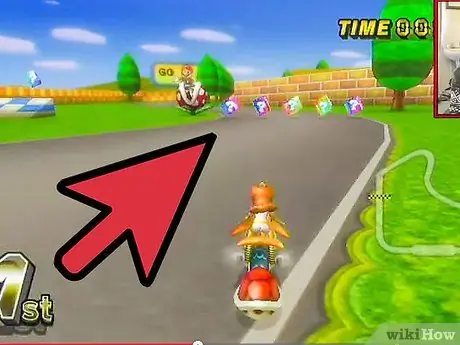 Используйте предметы в качестве щитов в Mario Kart Wii, шаг 7