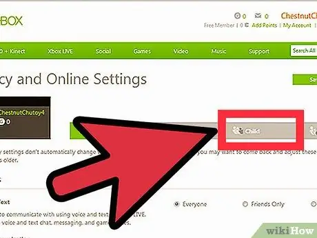 Измените учетную запись Xbox на учетную запись ребенка Шаг 9