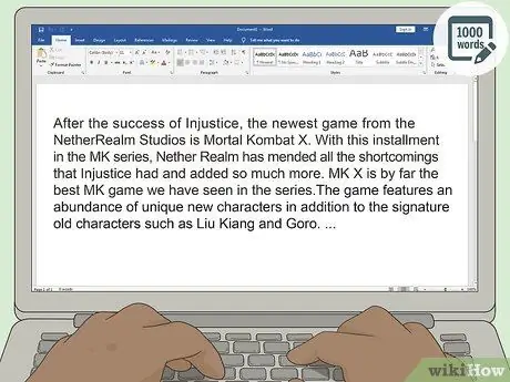 Напишите обзор видеоигры, шаг 5