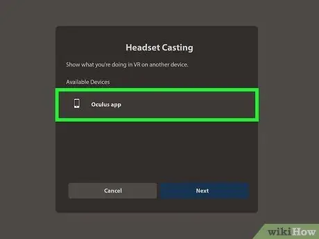 Смотрите Oculus Quest на своем телефоне Шаг 5