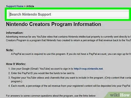 Связаться с Nintendo Step 6