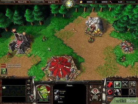Выиграйте битву 1 на 1 в Warcraft 3, играя за орка. Шаг 1