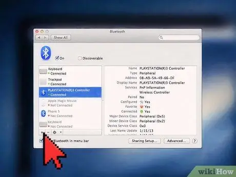 Подключите контроллер PS3 к Mac. Шаг 15