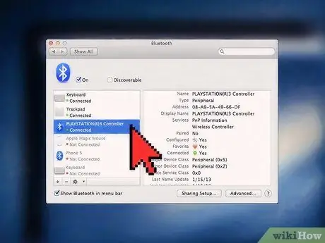 Подключите контроллер PS3 к Mac. Шаг 17