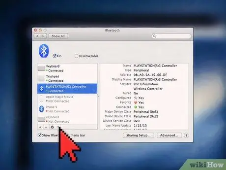 Подключите контроллер PS3 к Mac. Шаг 18