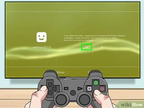 Удалить профили PS3 Шаг 8