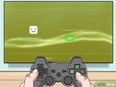 Удалить профили PS3 Шаг 9
