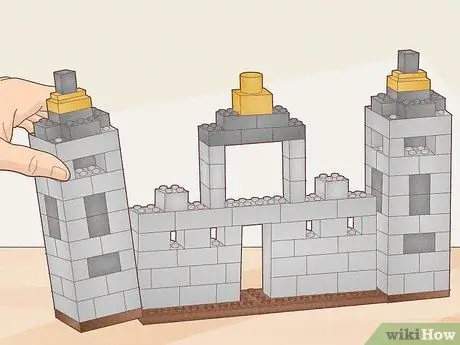 Сделать замок LEGO Шаг 8