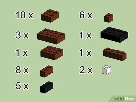 Сделайте собаку из LEGO, шаг 1
