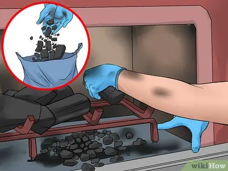 Установите газовые журналы Шаг 3