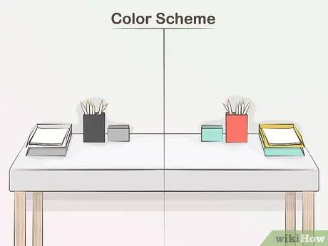 Украсьте учебный стол Шаг 1