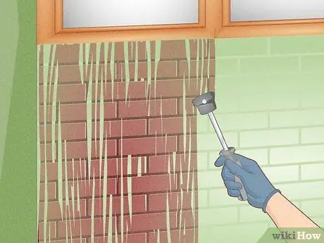 Снять краску с кирпича Шаг 12