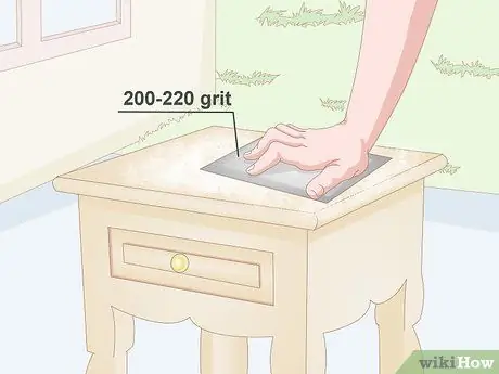 Покраска мебели из сосны Шаг 4