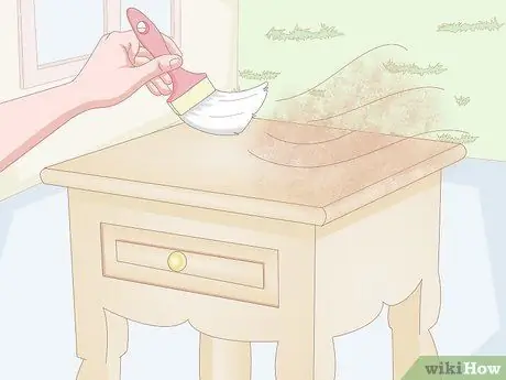 Покраска мебели из сосны Шаг 5