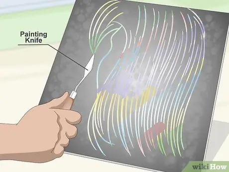 Сделайте Paint Scrape Art Шаг 9