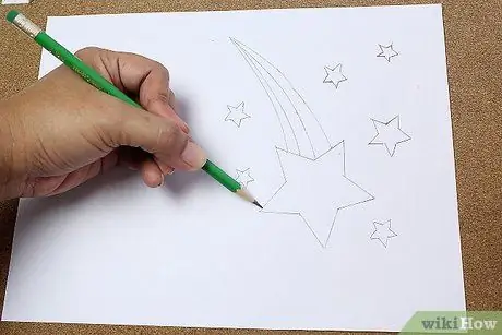 Раскрашиваем клеем Шаг 2