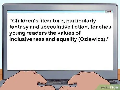 Цитируйте тезисы, шаг 5