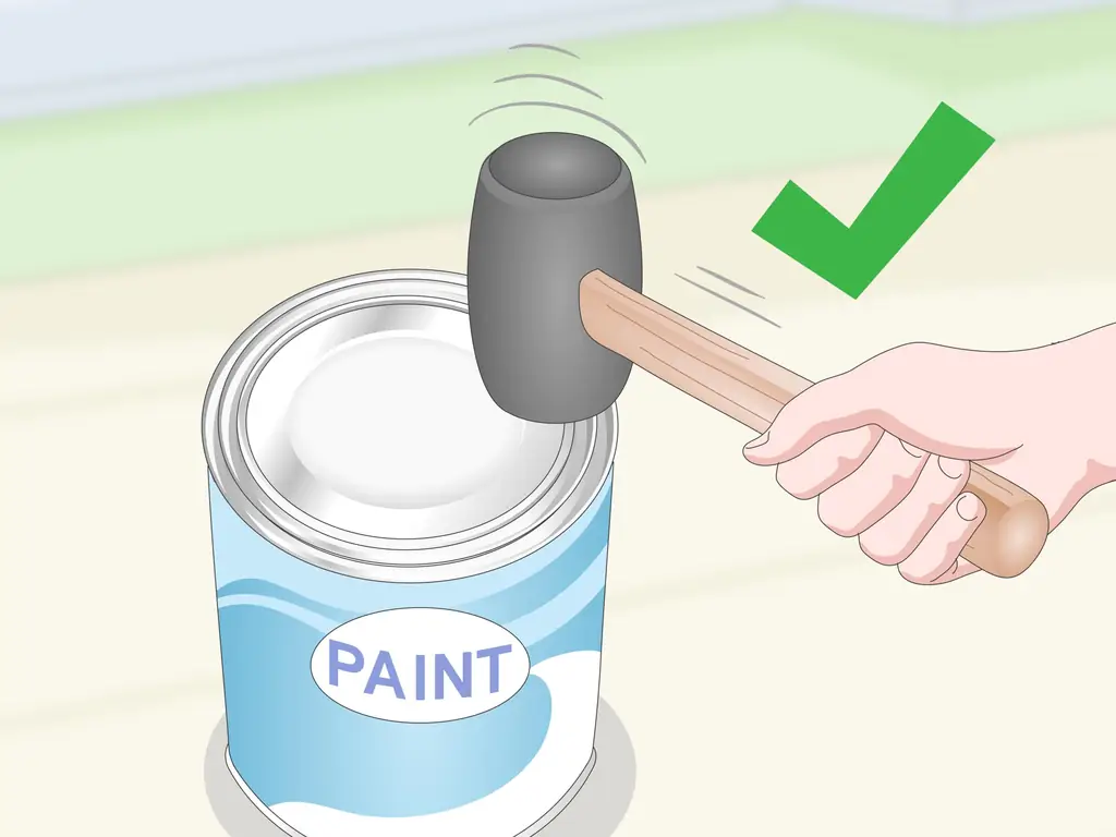 Как открыть банку с краской: 10 шагов (с изображениями)