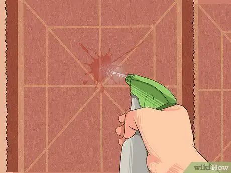 Удаление пятен латексной краски с ковра Шаг 3