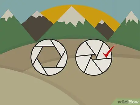 Сфотографировать горы Шаг 01