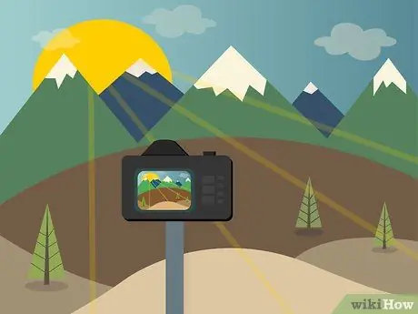 Сфотографировать горы Шаг 07