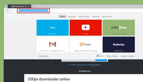 Загрузчик 500px online