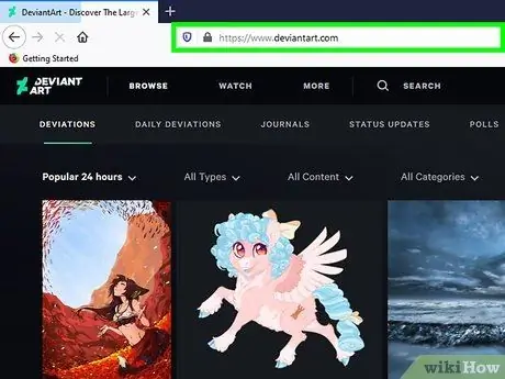 Обойти зрелый фильтр на deviantArt Шаг 5