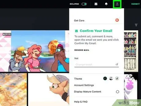 Обойти зрелый фильтр на deviantArt Шаг 6