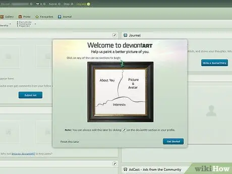Присоединяйтесь к Deviantart Step 5