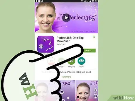 Мгновенно нанесите макияж на свою фотографию с помощью приложений для Android. Шаг 1