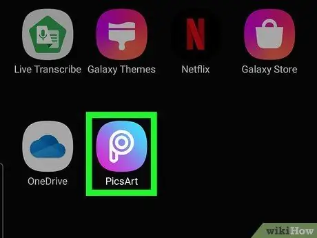 Создайте текстовый дизайн с помощью PicsArt, шаг 1