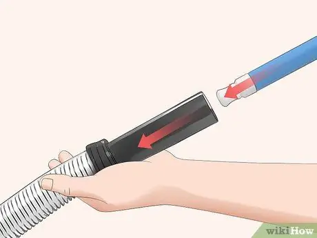 Прочистите вакуумный шланг, шаг 2