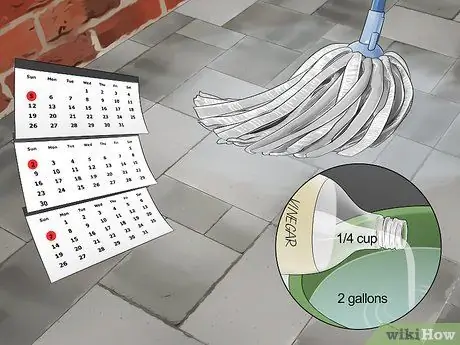 Чистка наружной плитки Шаг 3